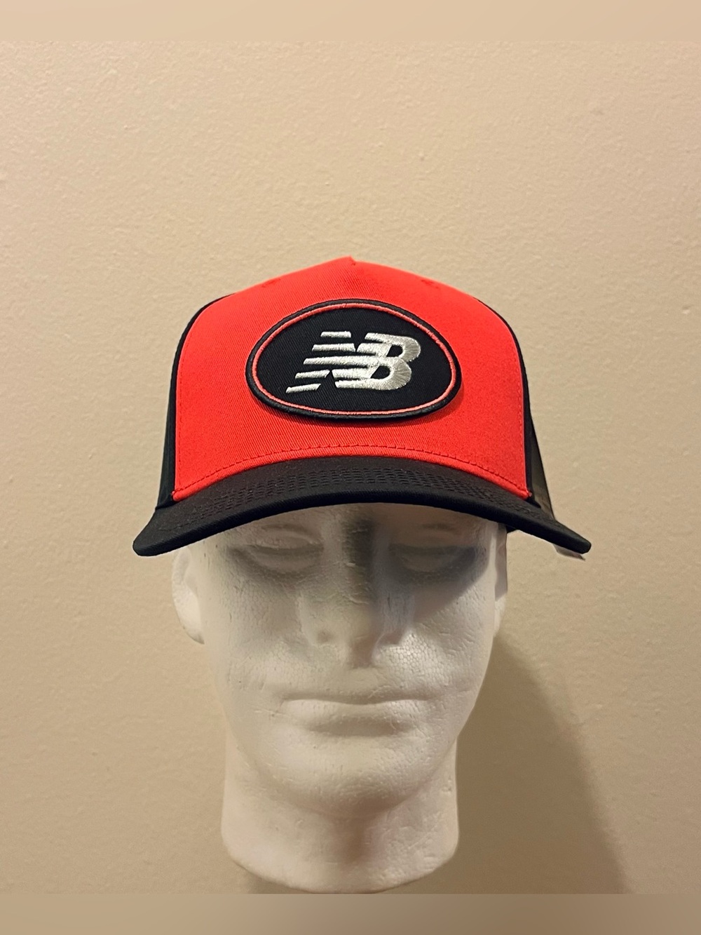 New Balance Black and Red Baseball Cap